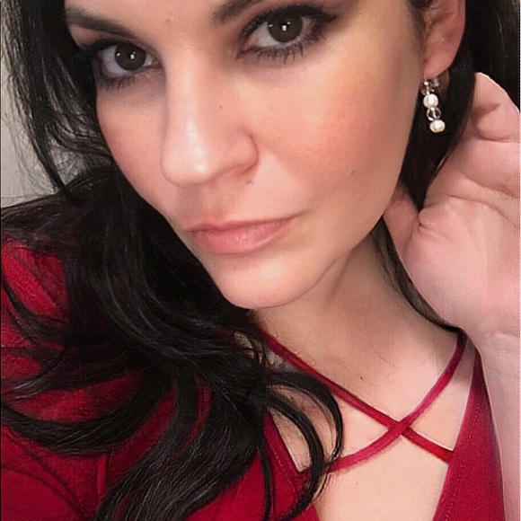 💕Handmade w/💝Faux Pearls, Clear Pink Beaded Ear - Picture 5 of 16